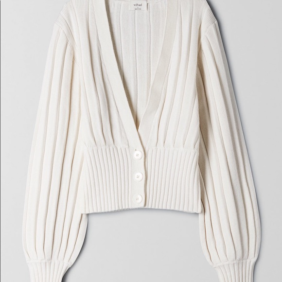 Aritzia Wilfred New Plunge Front Cardigan - Picture 5 of 6